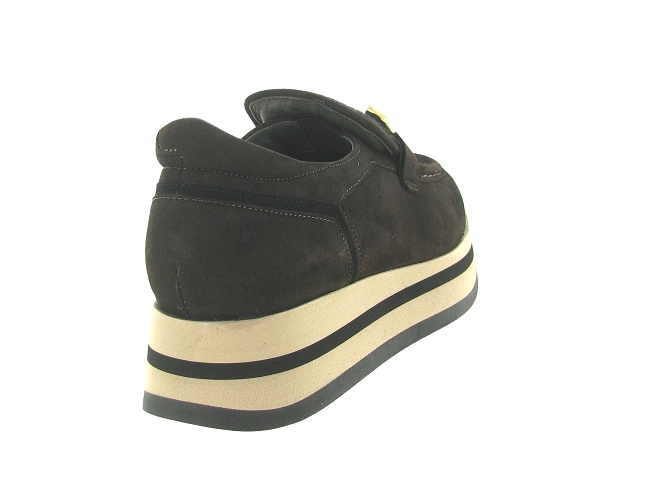 mocassins - Elégant - femme - Cuir - Chocolat - Softwaves8193501_5
