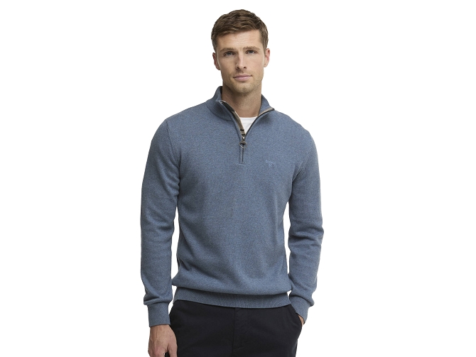 pull - MANCHE LONGUE - vetement homme - Coton - Bleu - Barbour8197501_2