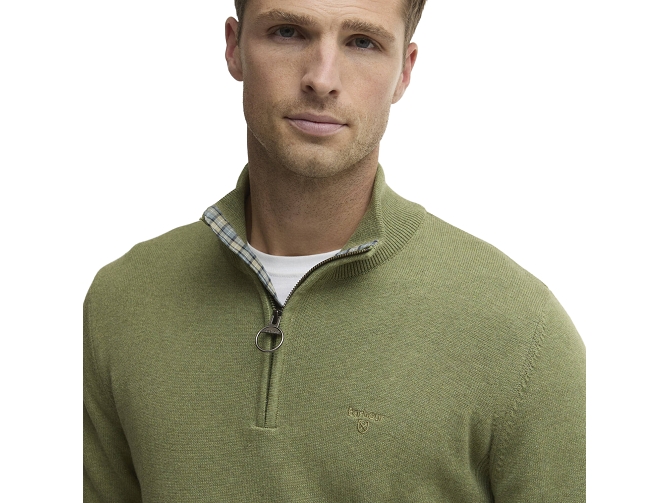 pull - MANCHE LONGUE - vetement homme - Coton - Vert - Barbour8197502_4