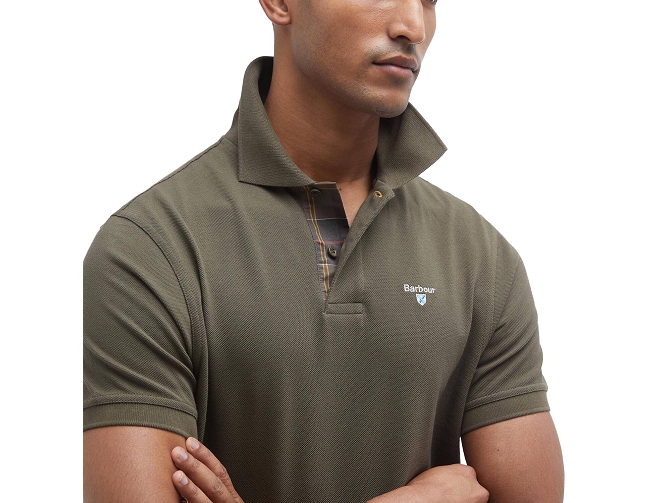 tee shirt - MANCHE COURTE - vetement homme - Coton - Vert - Barbour8197602_3