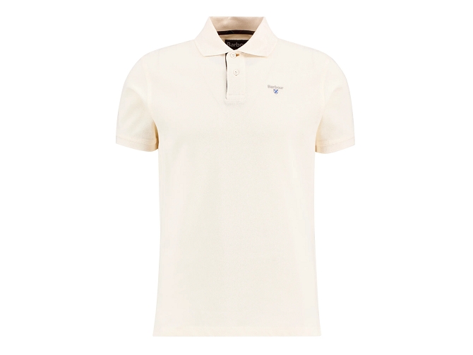 tee shirt - MANCHE COURTE - vetement homme - Coton - Blanc - Barbour