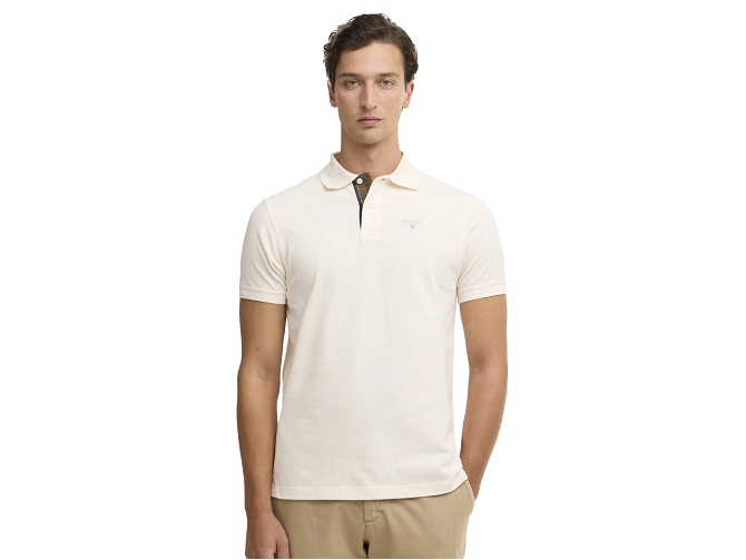 tee shirt - MANCHE COURTE - vetement homme - Coton - Blanc - Barbour8197603_2