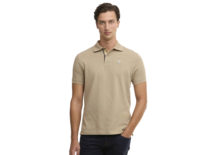 tee shirt - MANCHE COURTE - vetement homme - Coton - Beige - Barbour8197604_2