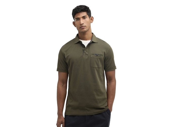 tee shirt - MANCHE COURTE - vetement homme - Coton - Vert - Barbour8197701_2