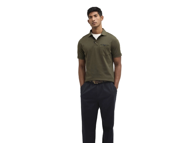 tee shirt - MANCHE COURTE - vetement homme - Coton - Vert - Barbour8197701_3