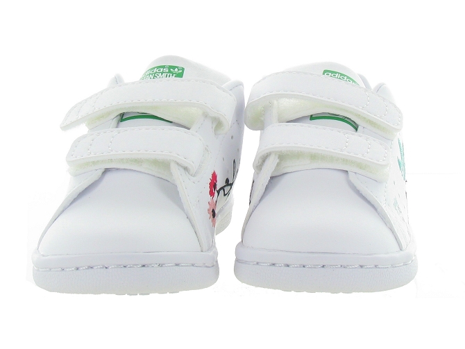 Adidas baskets et sneakers stan smith cf girl velcro blanc9008201_3
