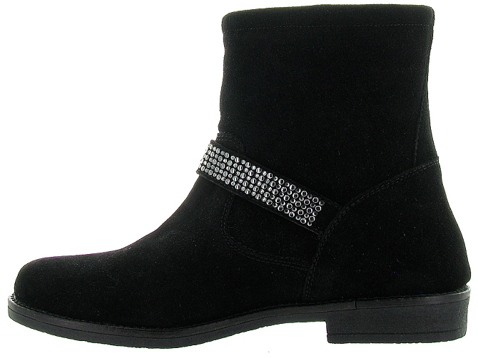 Reqins bottines et boots kim lucky strass noir9491803_4
