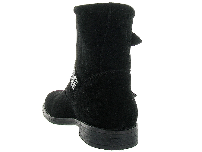 Reqins bottines et boots kim lucky strass noir9491803_5