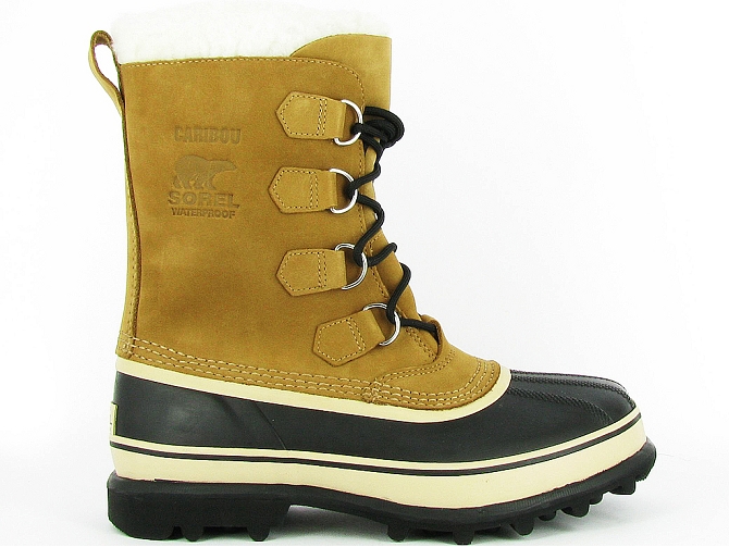 apres ski bottes fourrees - Bottes Canadiennes - homme - Caoutchouc - Jaune - Sorel9508701_2