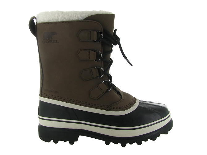 apres ski bottes fourrees - Bottes Canadiennes - homme - Caoutchouc - Marron - Sorel9508703_2