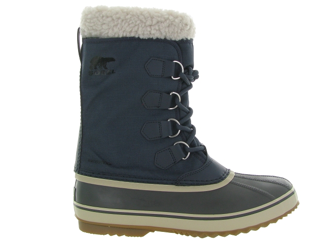 apres ski bottes fourrees - Bottes Canadiennes - homme - Nylon - Bleu Marine - Sorel9508908_2