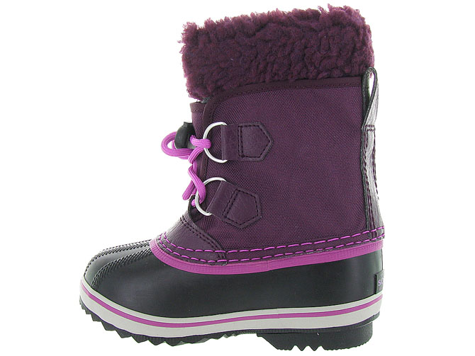 Sorel apres ski bottes fourrees yoot pac nylon 17851879 violet fonce9509312_4