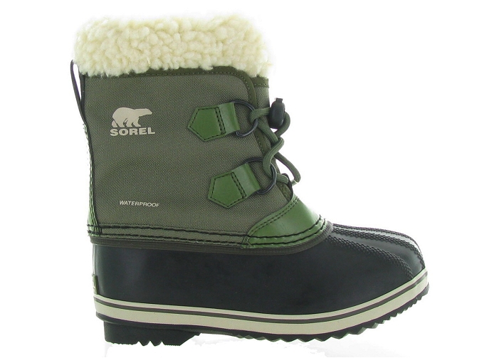 Sorel apres ski bottes fourrees yoot pac nylon 17851879 kaki9509316_2