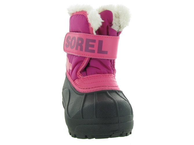 Sorel apres ski bottes fourrees snow commander1877 framboise9509406_3