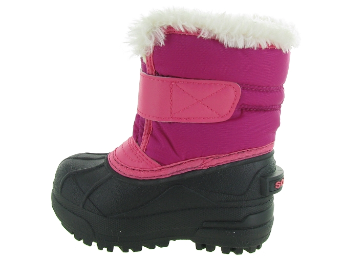 Sorel apres ski bottes fourrees snow commander1877 framboise9509406_4