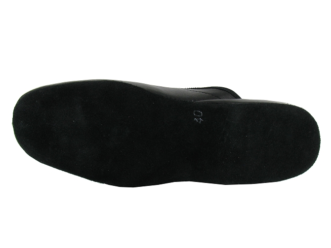 Erel chaussures de france chaussons et pantoufles palace noir9526201_6