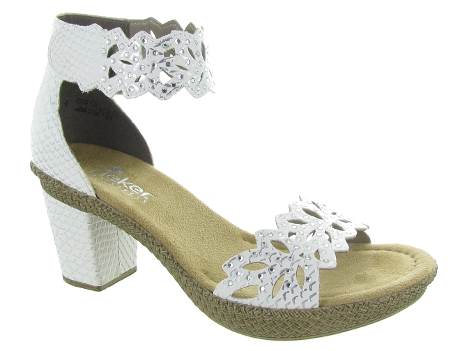 Rieker nu pieds my 66555 yl blanc