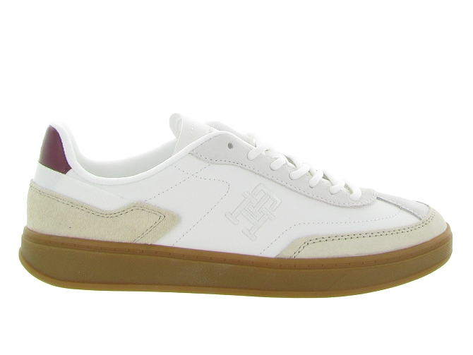 baskets et sneakers - Tendance - femme - Cuir - Blanc - Tommy hilfiger9681501_2