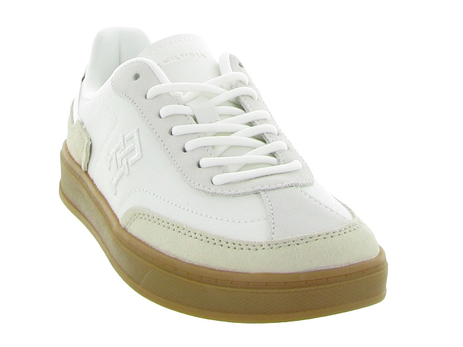 baskets et sneakers - Tendance - femme - Cuir - Blanc - Tommy hilfiger9681501_3