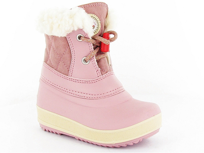 Olang apres ski bottes fourrees ape rose