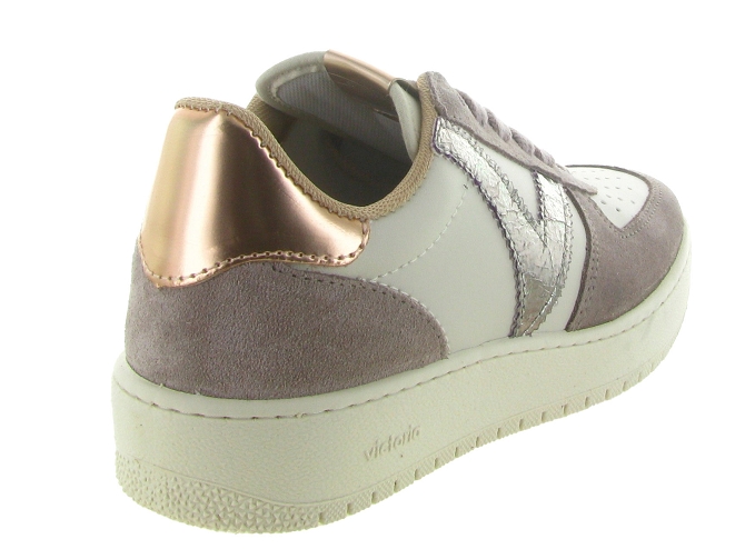 baskets et sneakers - Tendance - femme - Cuir - Rose - Victoria9751202_5