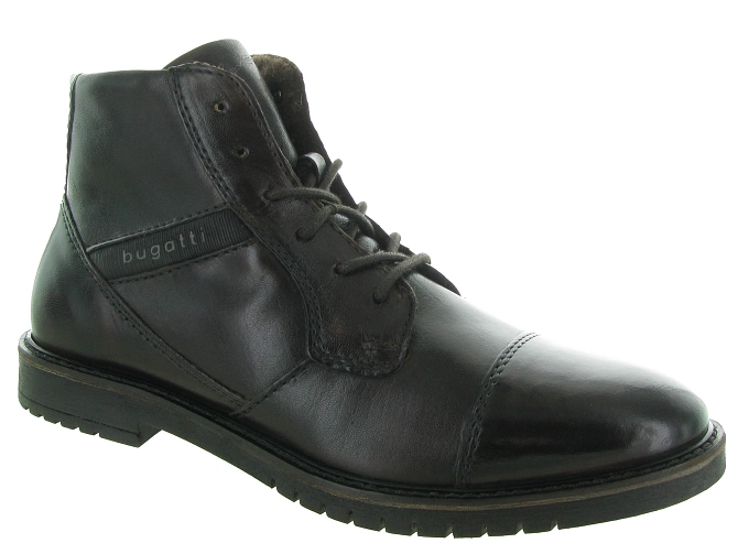 chaussures a lacets - Chelsea - homme - Cuir - Noir - Bugatti