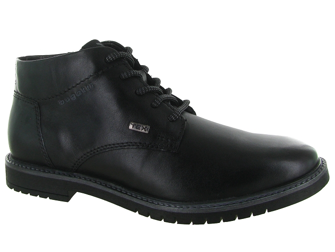 bottines et boots - Chelsea - homme - Cuir - Noir - Bugatti