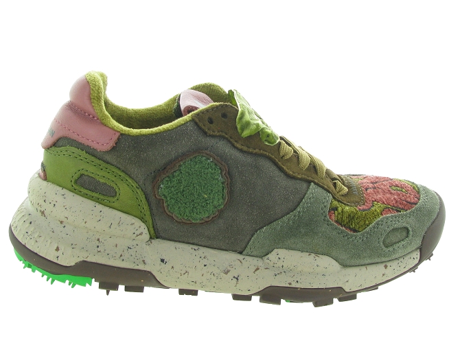 baskets et sneakers - Tendance - femme - Synthétique - Vert - Satorisan9756701_2