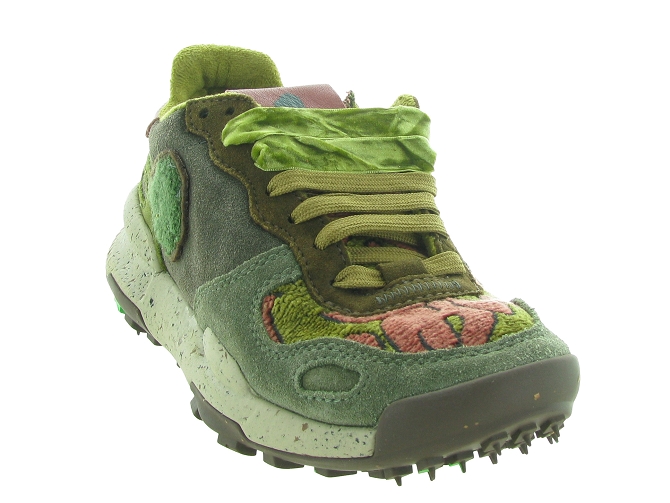 baskets et sneakers - Tendance - femme - Synthétique - Vert - Satorisan9756701_3