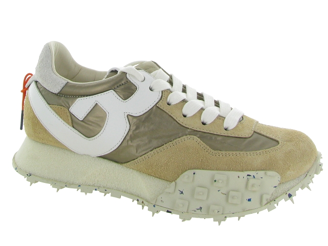 baskets et sneakers - Tendance - femme - Cuir - Beige - Barracuda