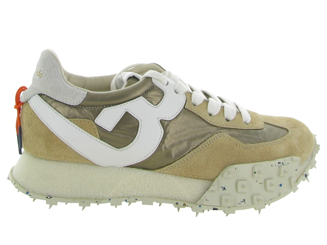 baskets et sneakers - Tendance - femme - Cuir - Beige - Barracuda9758502_3