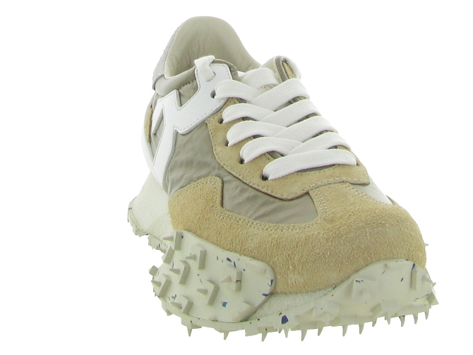baskets et sneakers - Tendance - femme - Cuir - Beige - Barracuda9758502_4