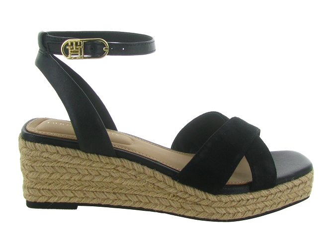 sandales et nu pieds - Corde - femme - Synthétique - Noir - Tommy hilfiger9766101_2