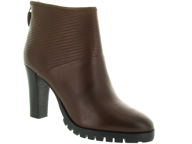 bottines et boots - Classique & Chic - femme - Cuir - Marron - B private