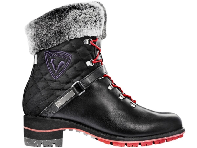 apres ski bottes fourrees - Chaussure neige - femme - Cuir - Noir - Rossignol9859901_2