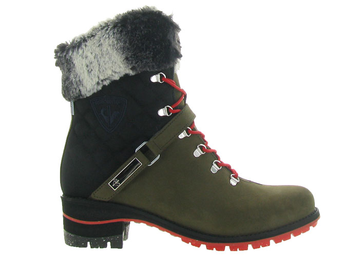 Rossignol apres ski bottes fourrees megeve 1907 kaki9859909_2
