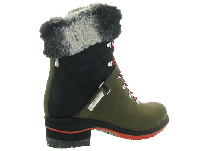 Rossignol apres ski bottes fourrees megeve 1907 kaki9859909_5
