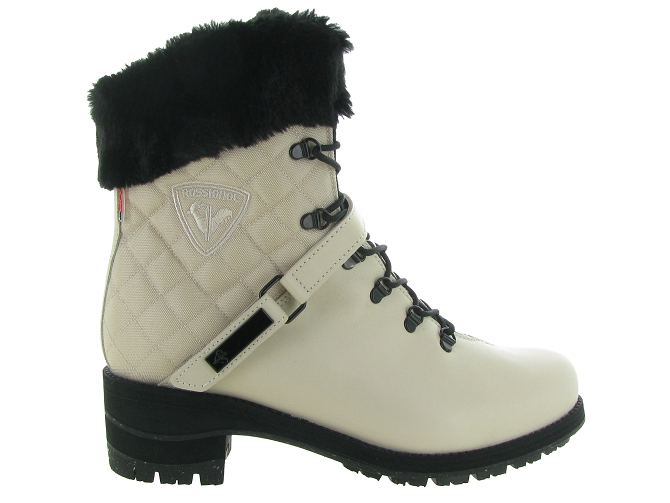 apres ski bottes fourrees - Chaussure neige - femme - Cuir - Beige - Rossignol9859910_2
