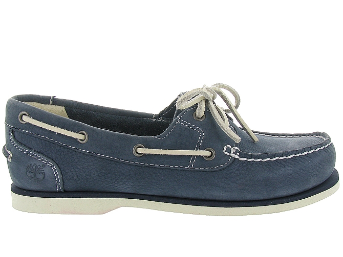 Timberland chaussures a lacets c3937r unlined boat shoe marine9897201_2