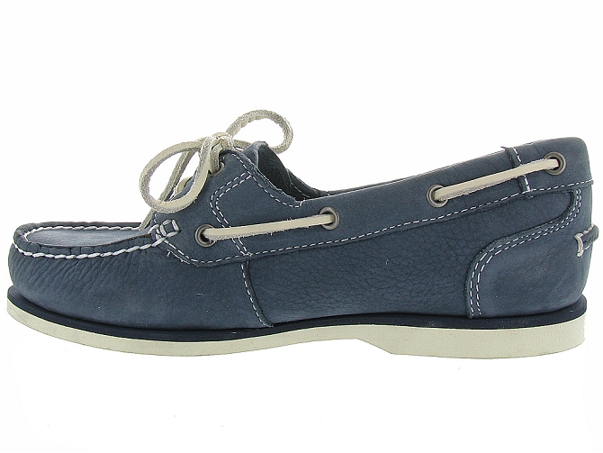 Timberland chaussures a lacets c3937r unlined boat shoe marine9897201_4