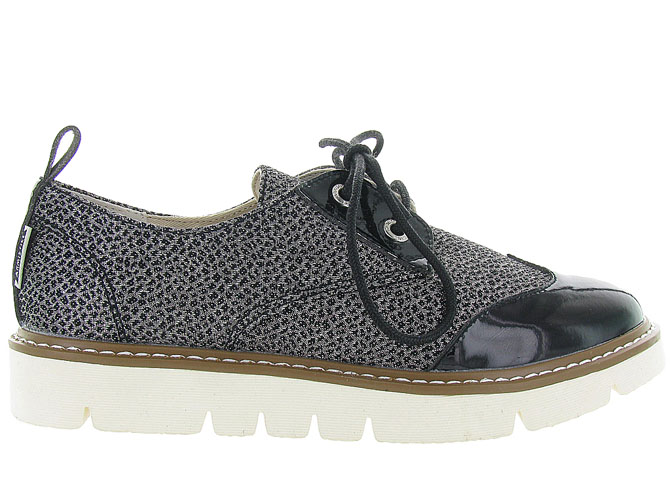 Armistice chaussures a lacets fox derby gloss noir9959201_2