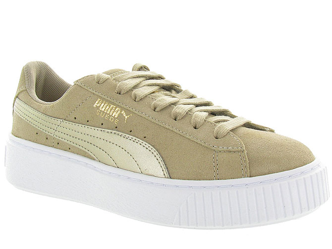 basket puma platform femme beige basket puma platform femme beige