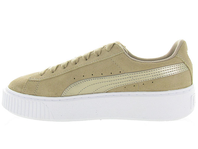 puma platform doré