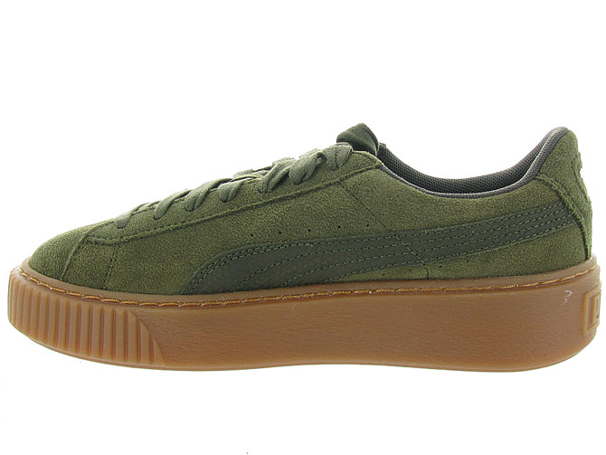 puma suede vert kaki