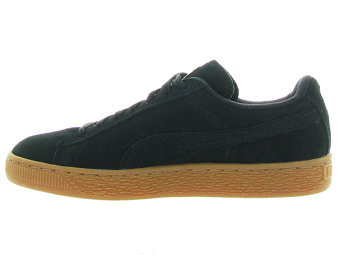 basket suede classic gold pour femme