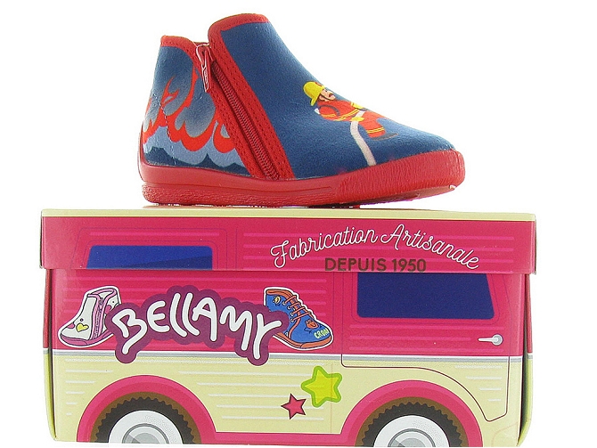 Bellamy chaussons et pantoufles pompier marine9993401_6