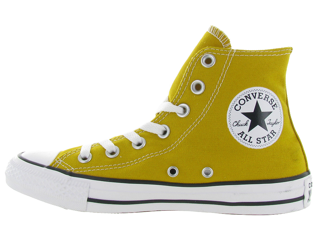 converse femme jaune