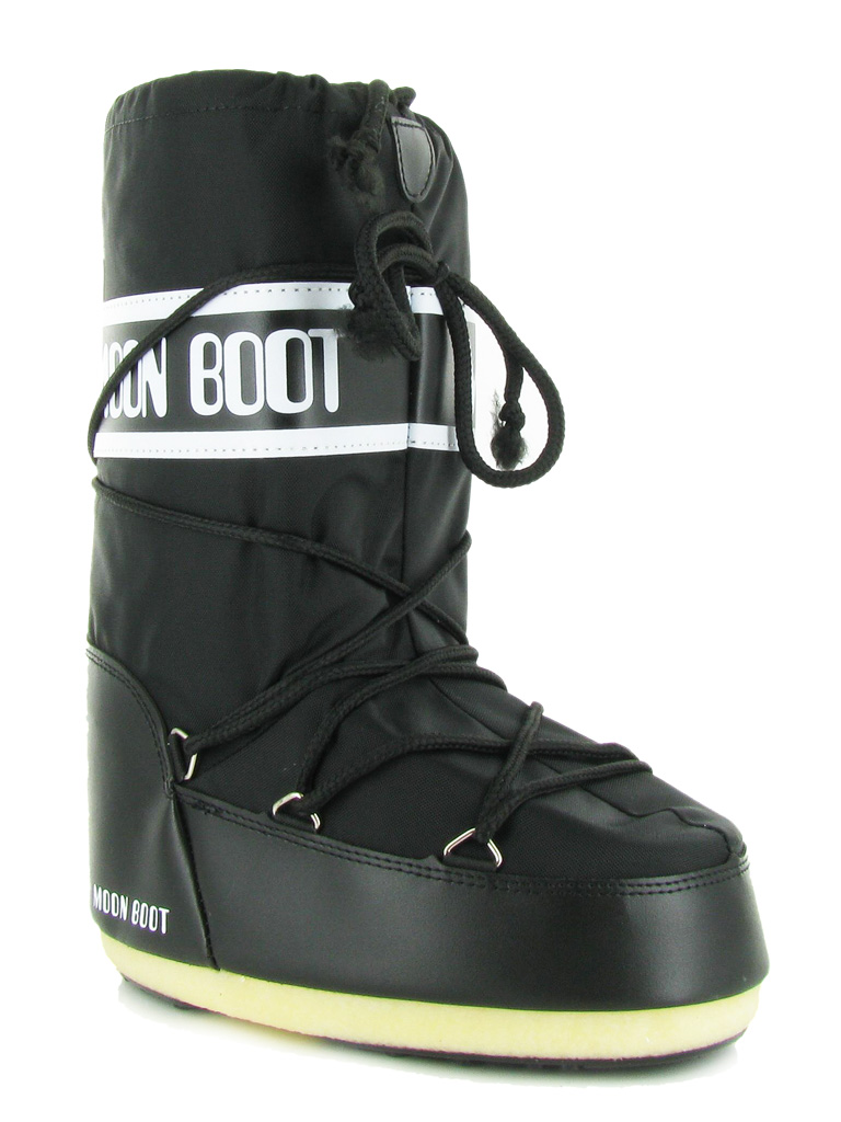 apres ski bottes fourrees femme Moon boot moon boot nylon adulte noir