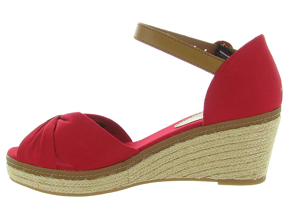 sandales tommy hilfiger rouge