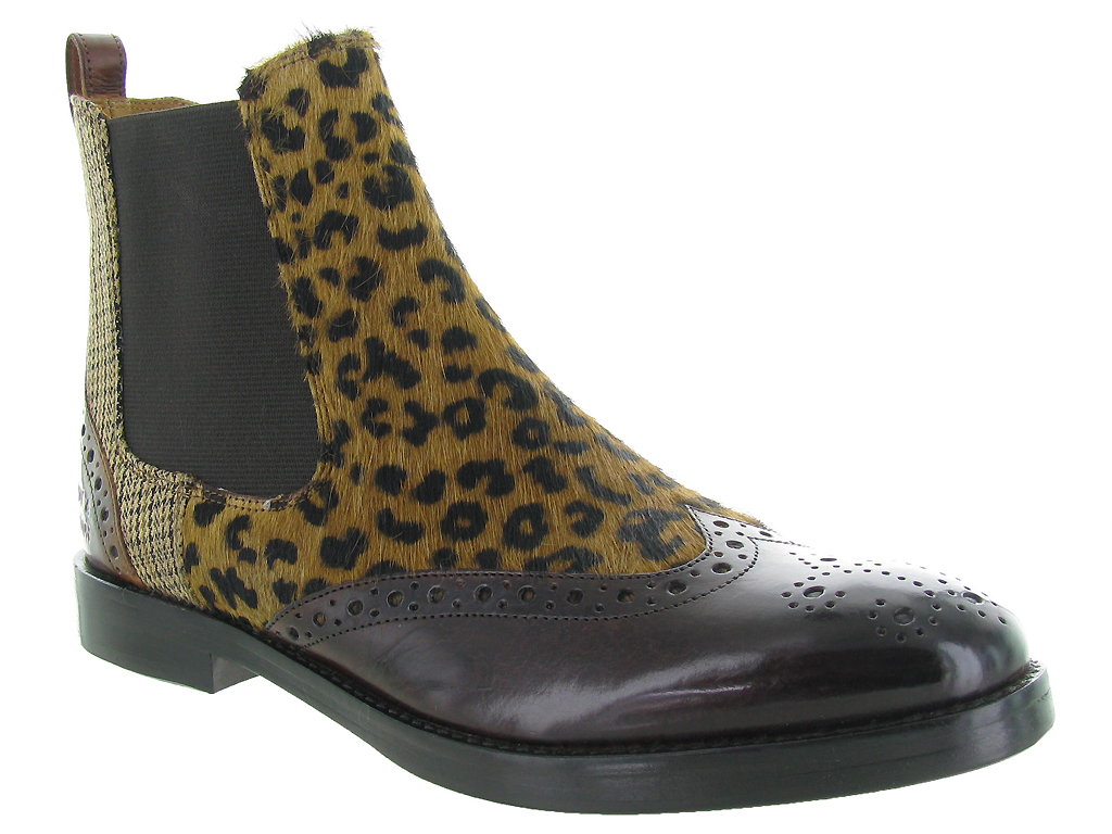 bottines leopard fille